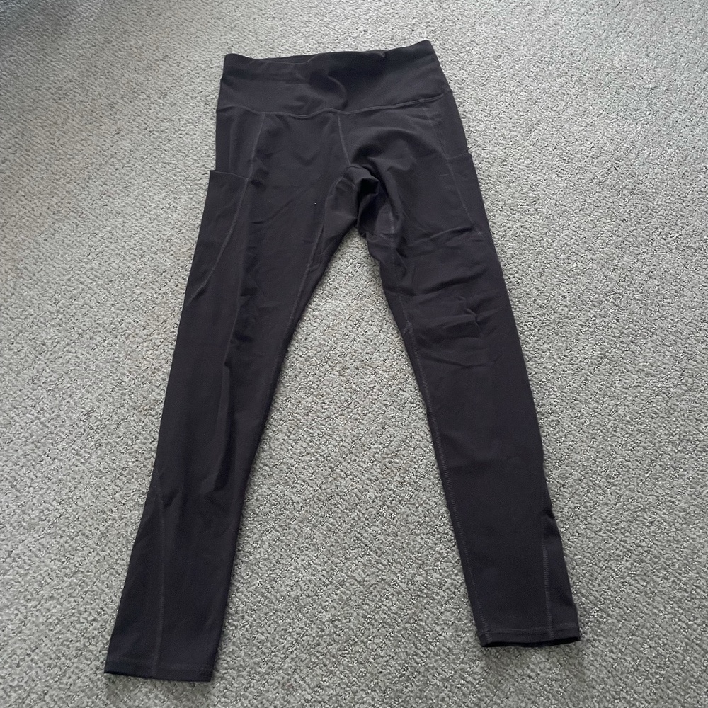 Lingswallow High Waisted Tummy Control Leggings in Dark Gray